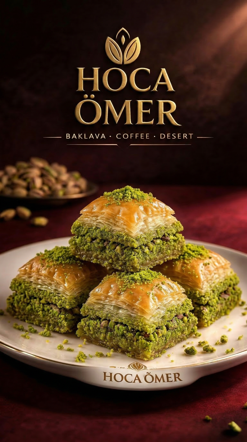 Premium Fıstıklı Kuru Baklava