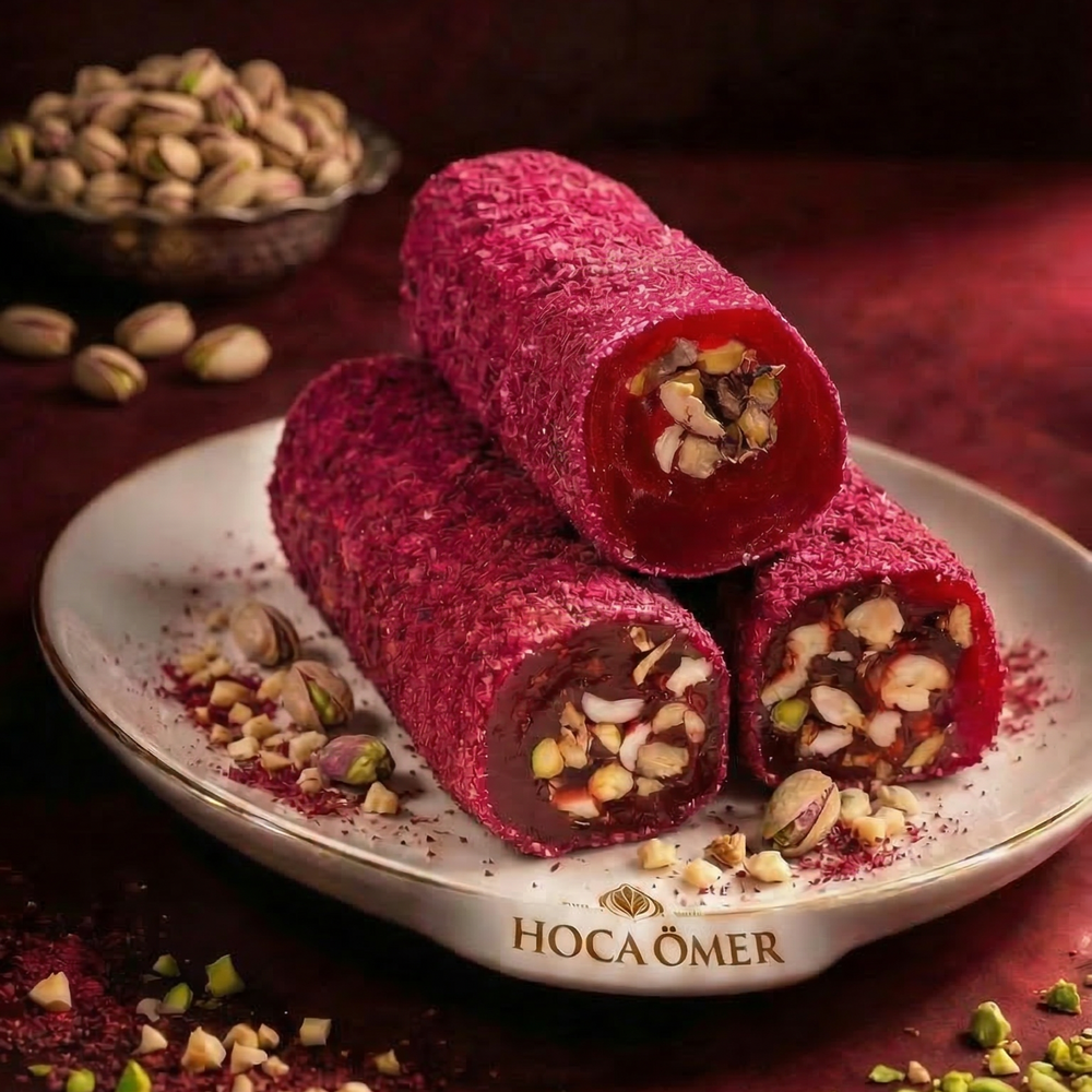 Böğürtlenli Atom Sarma Lokum (250 Gr)